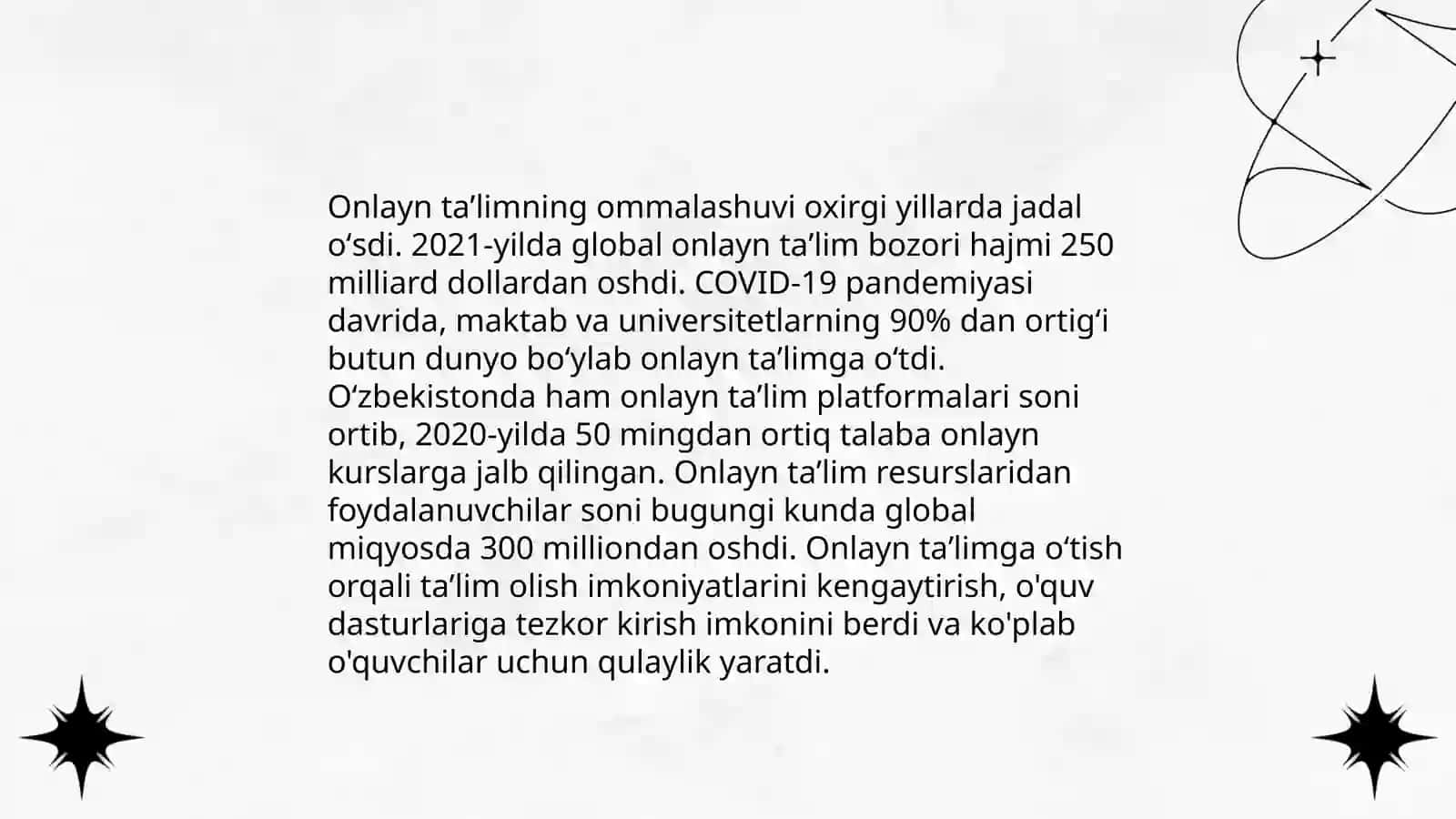 Internet tarmogʻining hozirgi kundagi ahamiyati 4