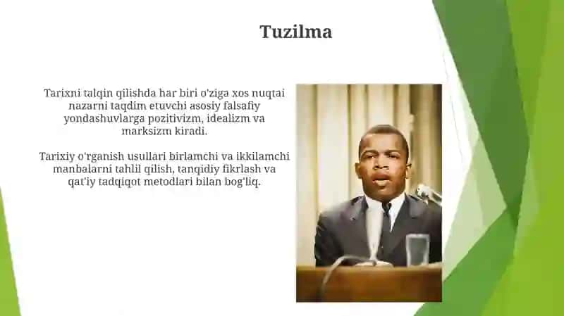 Tarix fanidagi asosiy falsafiy yondashuvlar va uslublar 4