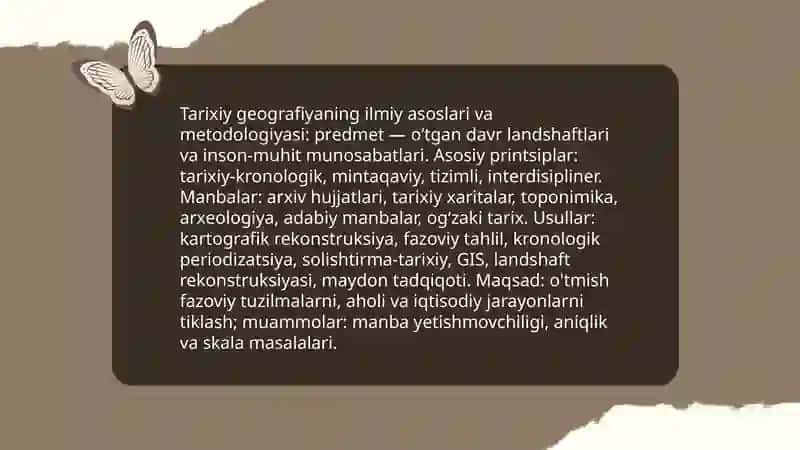 Tarixiy geografiyaning shakllanishi va taraqiyoti 4