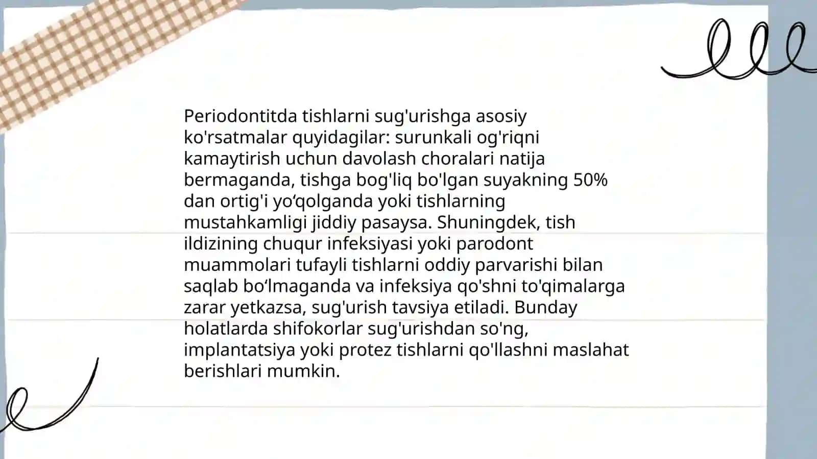 Bolalarda tish olish operatsiyasi 4