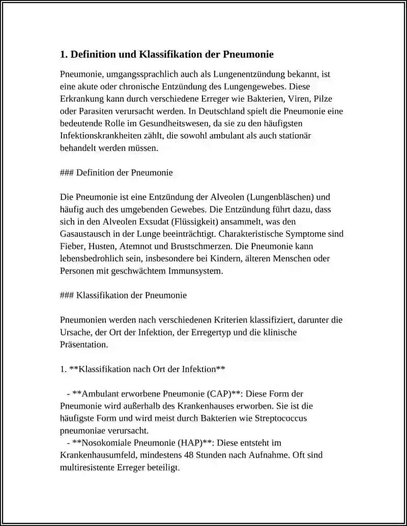 Thema: PNEUMONIE 4