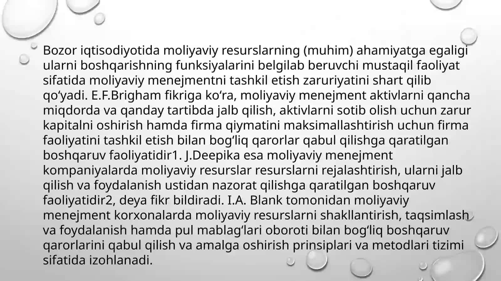 MOLIYAVIY MENEJMENTNING KONTSEPTUAL ASOSLARI 4
