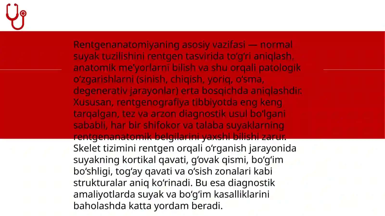 Skelet suyaklarining rentgenanatomiyasi 4