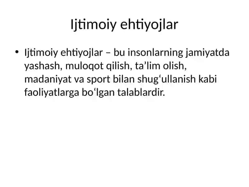 Ijtimoiy-iqtisodiy ehtiyojlar 4