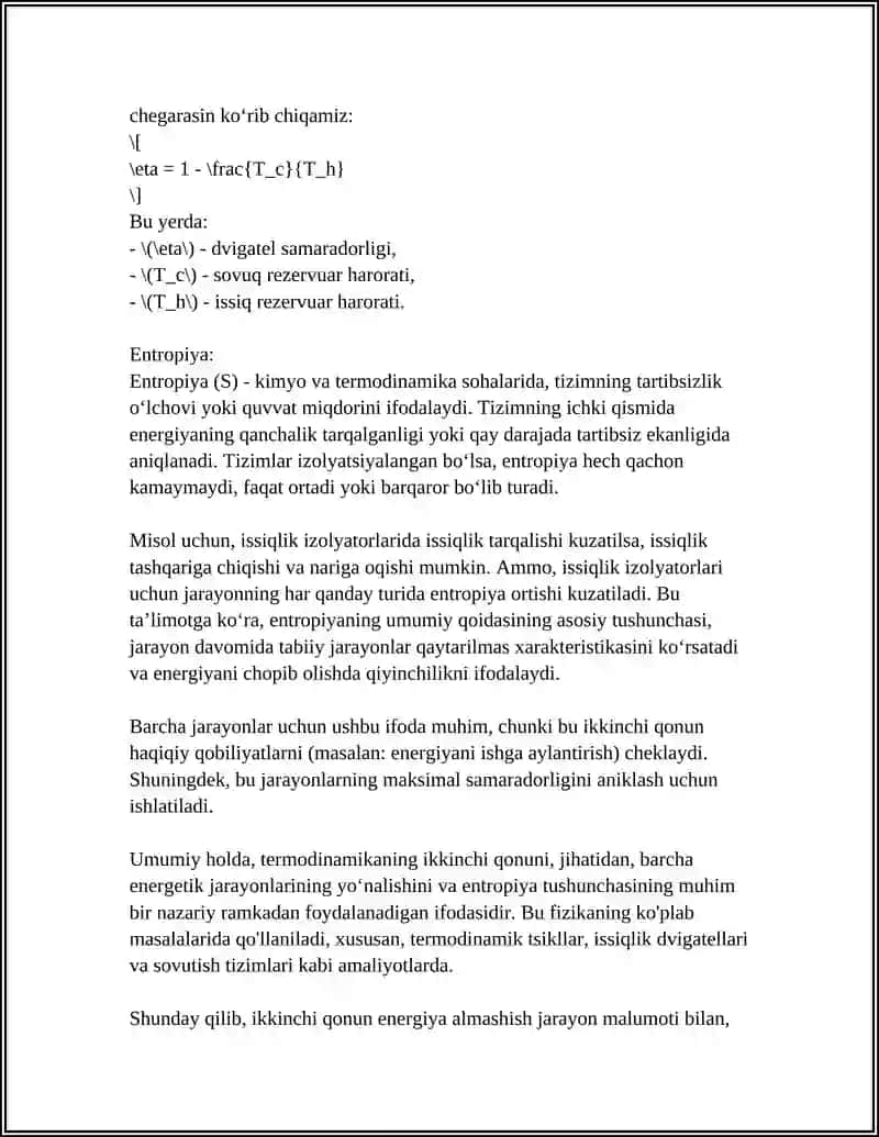Ikkinchi qonun matematik ifodasi 4