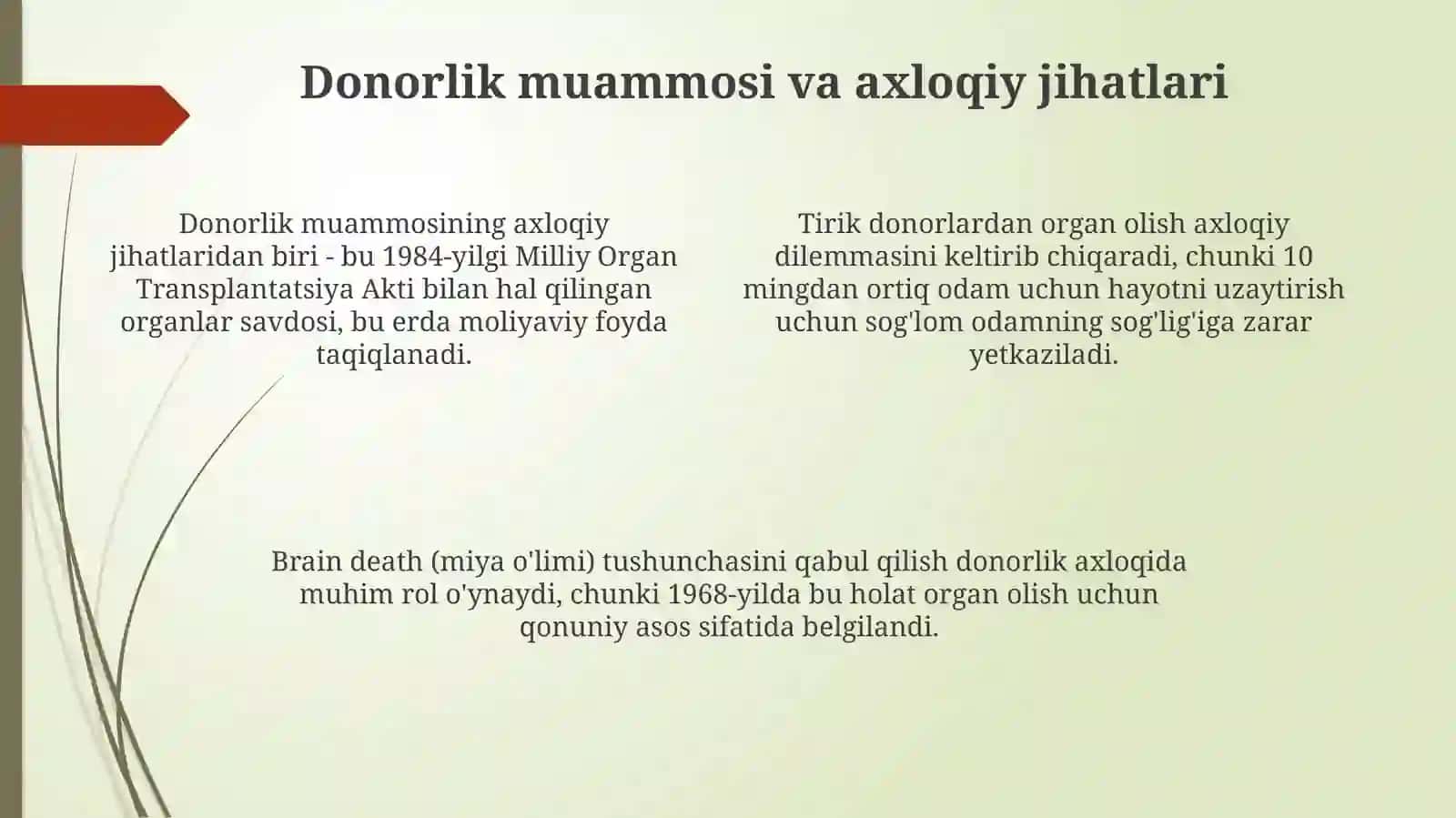 Transplantologiya tarixi va holati 4