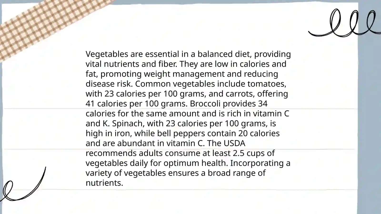 Foods Lesson Plan 4