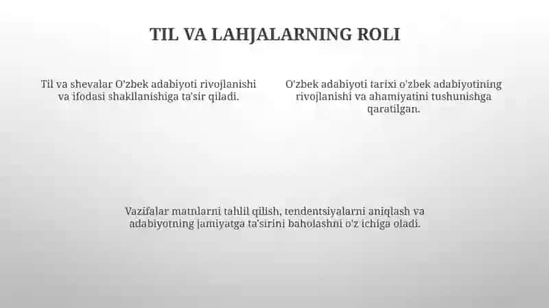 Õzbek adabiyoti tarixi fanining maqsad va vazifalari 4