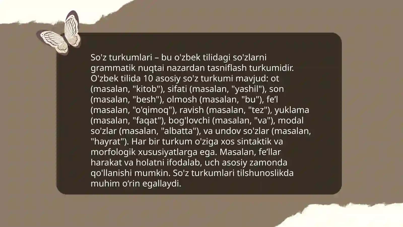 Tildagi morfologik xususiyatlar 4