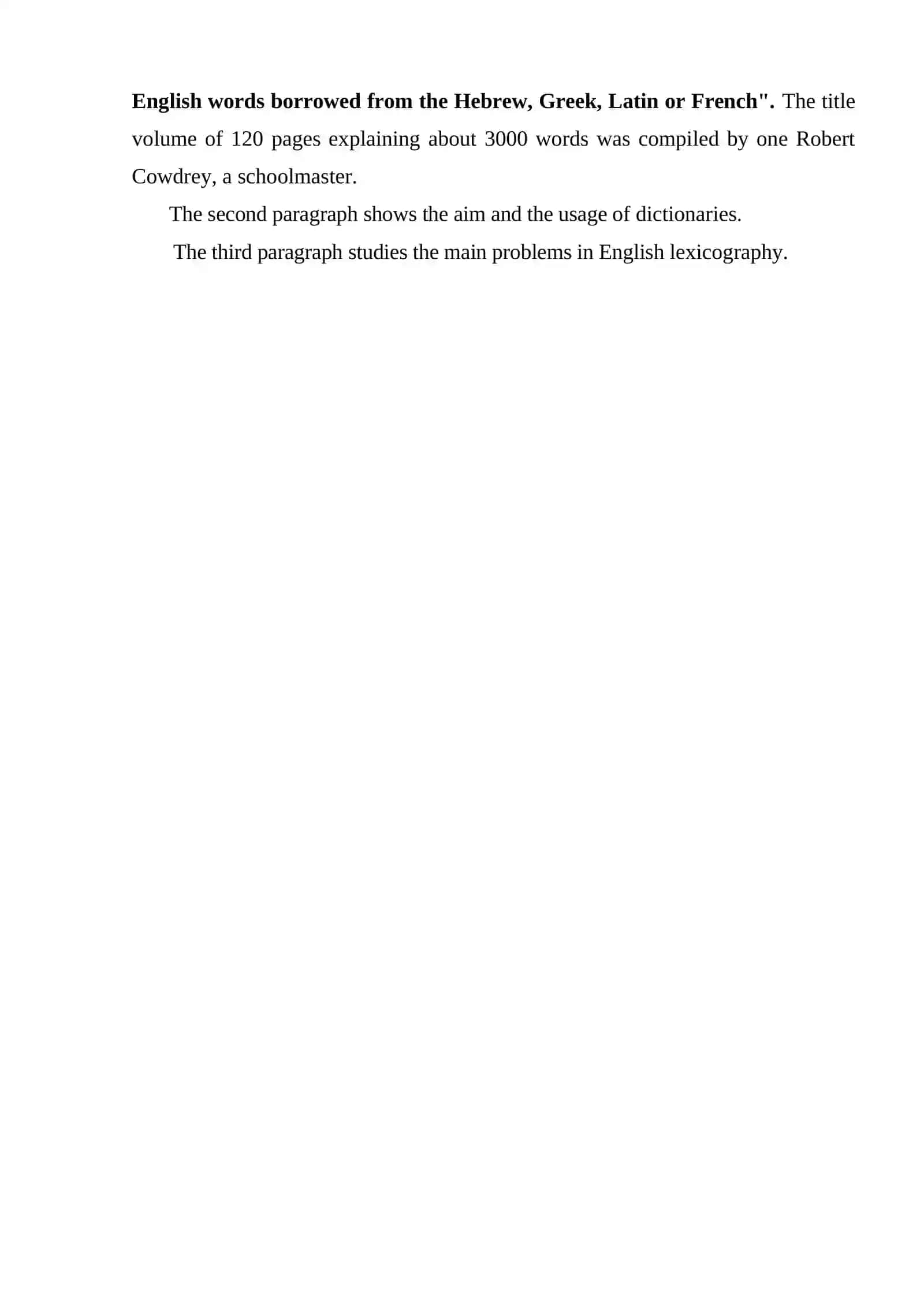 Dictionaries: Historical and Contemporary Variation 4