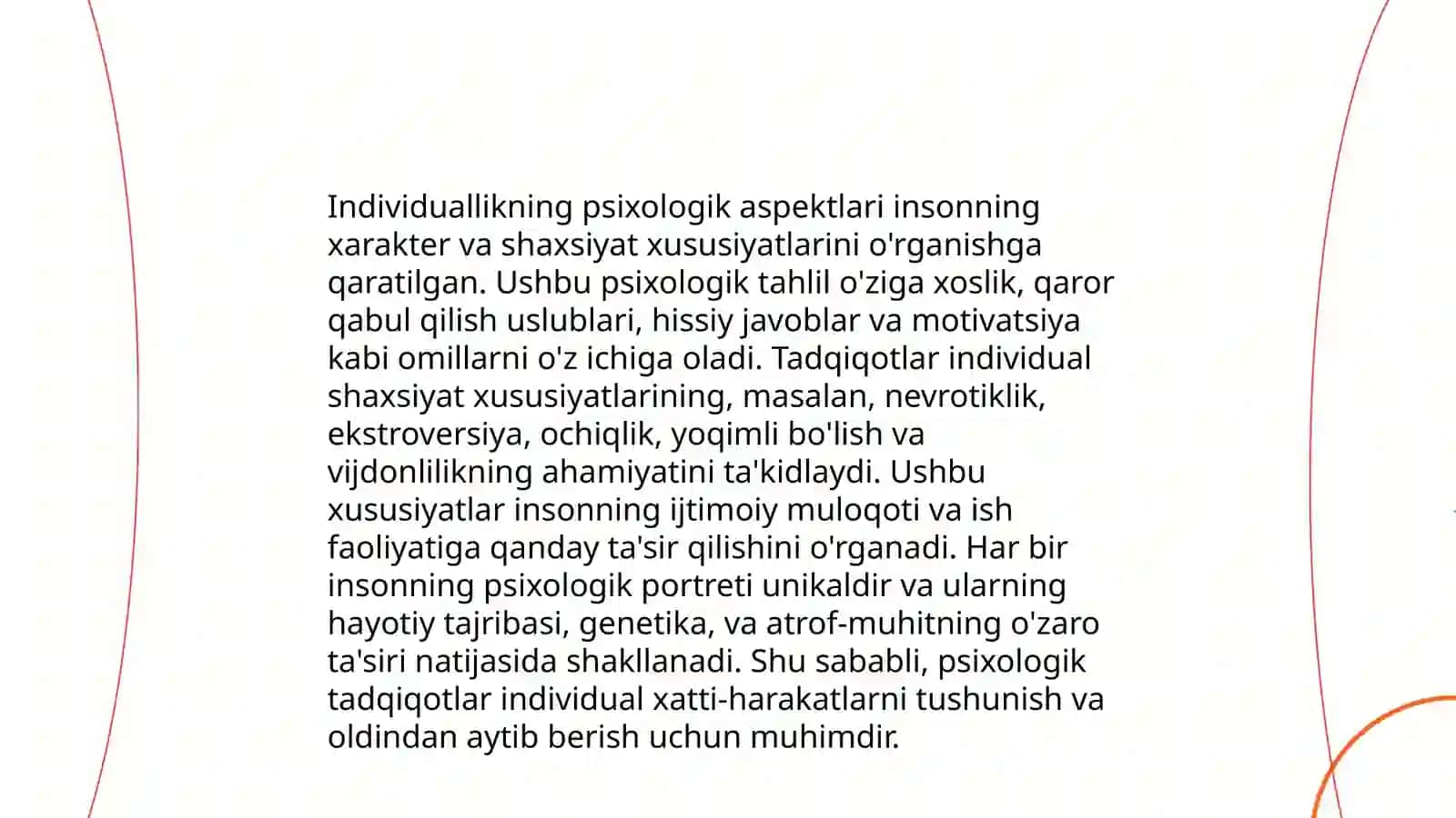 Individ shaxs individuallik 4