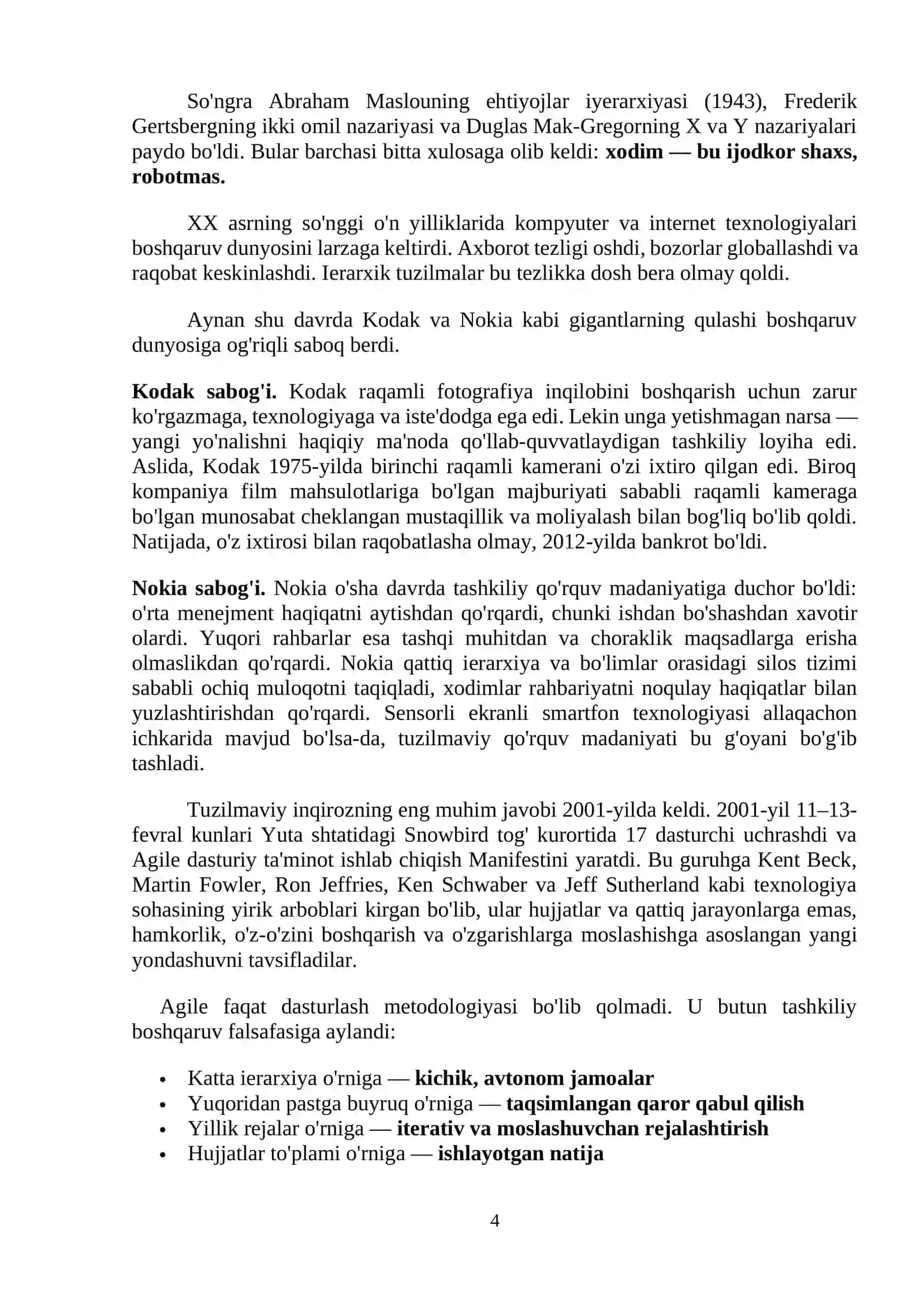 Menejment tuzilmalarining yangi tashkiliy shakllari 4