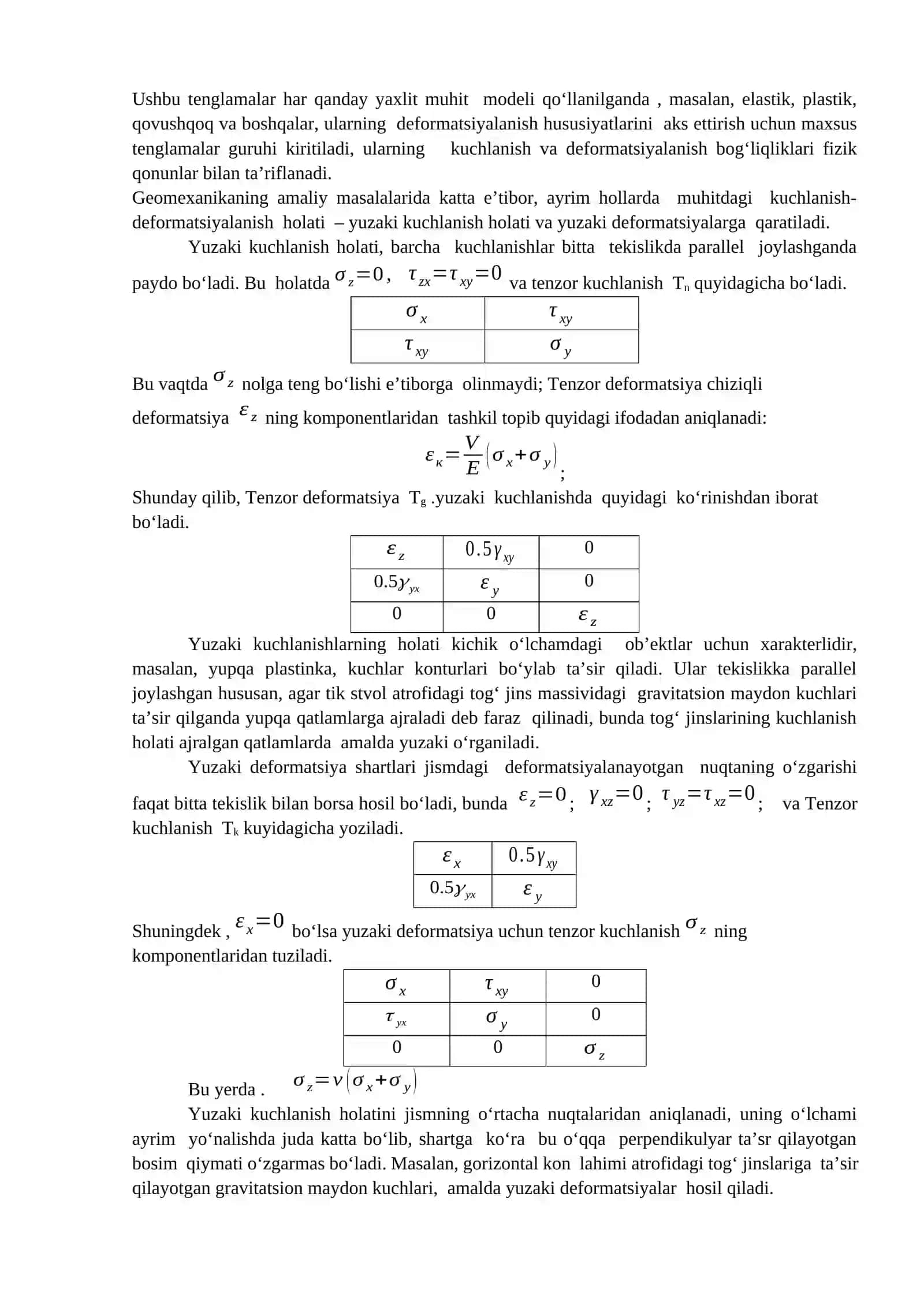 Geomexanika faniga kirish 4