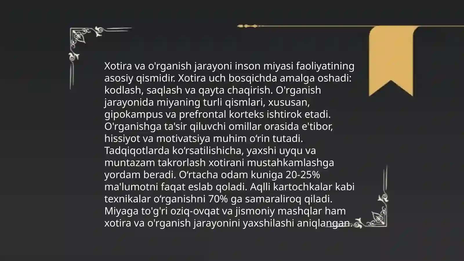 Xotira psixologiyasi 4