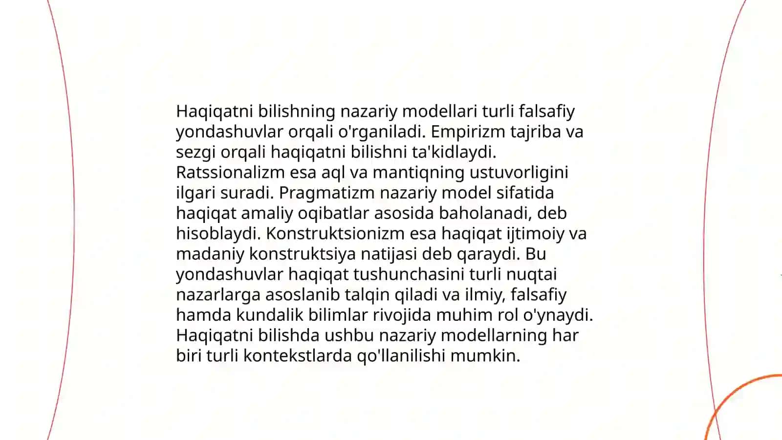 Haqiqat Tushunchasi 4