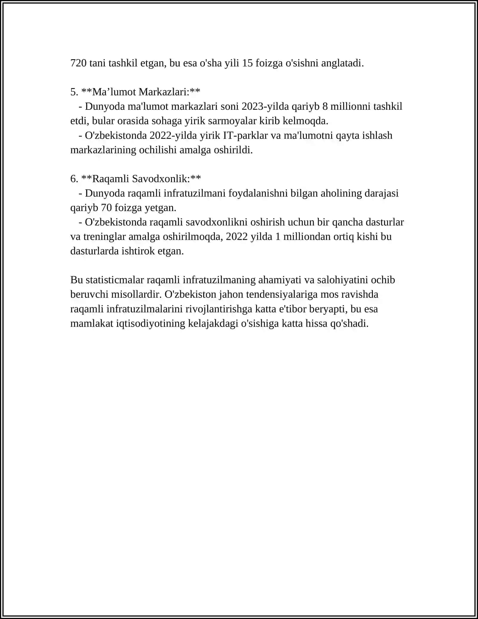 RAQAMLI O'ZBEKISTON 2030 STRATEGIYASI 4