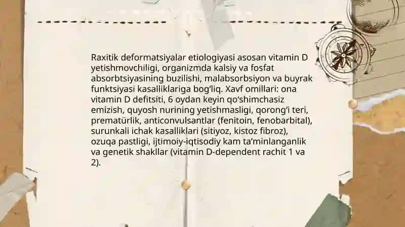 Raxitik deformatsiyalar 4