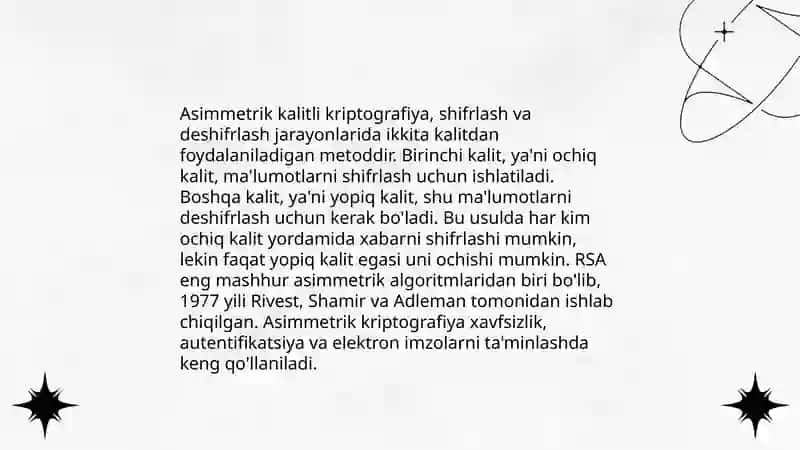 Simmetrik kalitli kriptografiya 4