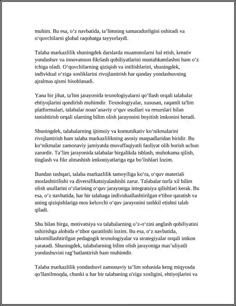 O‘QUV LOYIHAVIY TA'LIMNING ASOSIY TAMOYILLARI 4