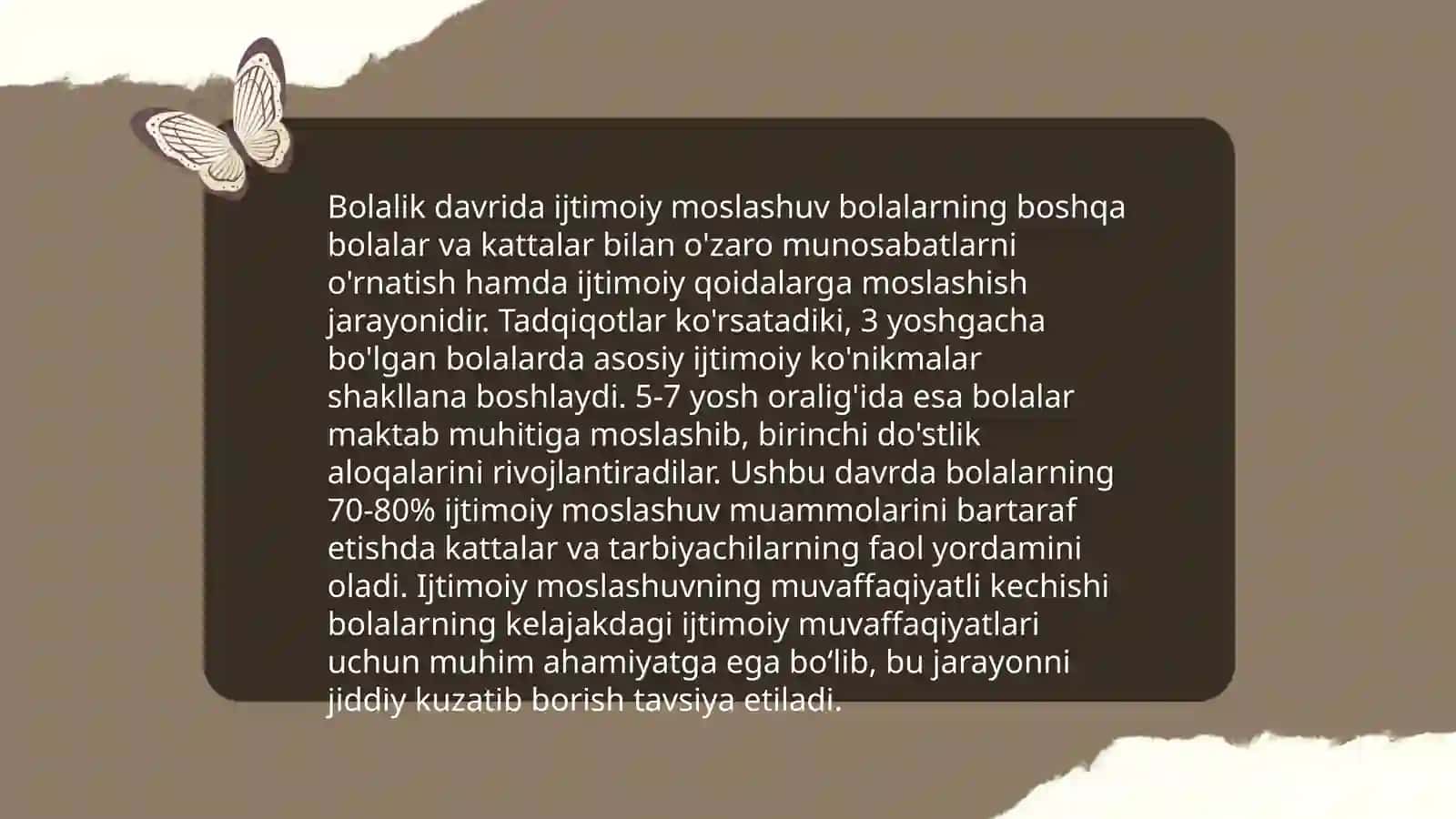 Shaxsning rivojlanishi jarayoni 4