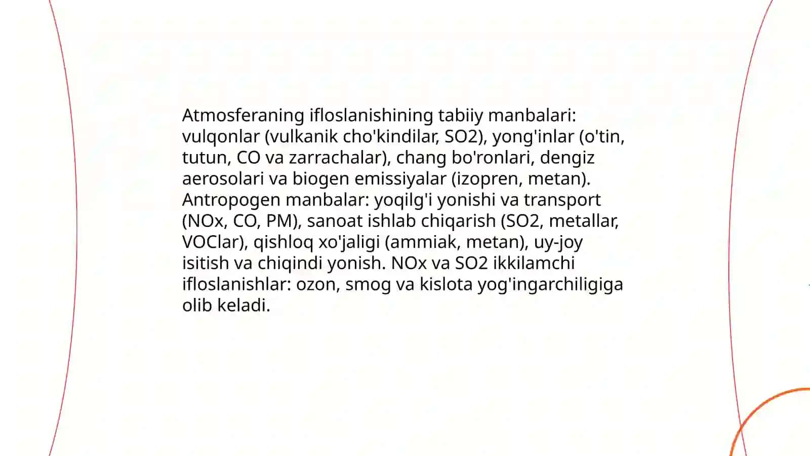 Atmosferaning ifloslanishi 4