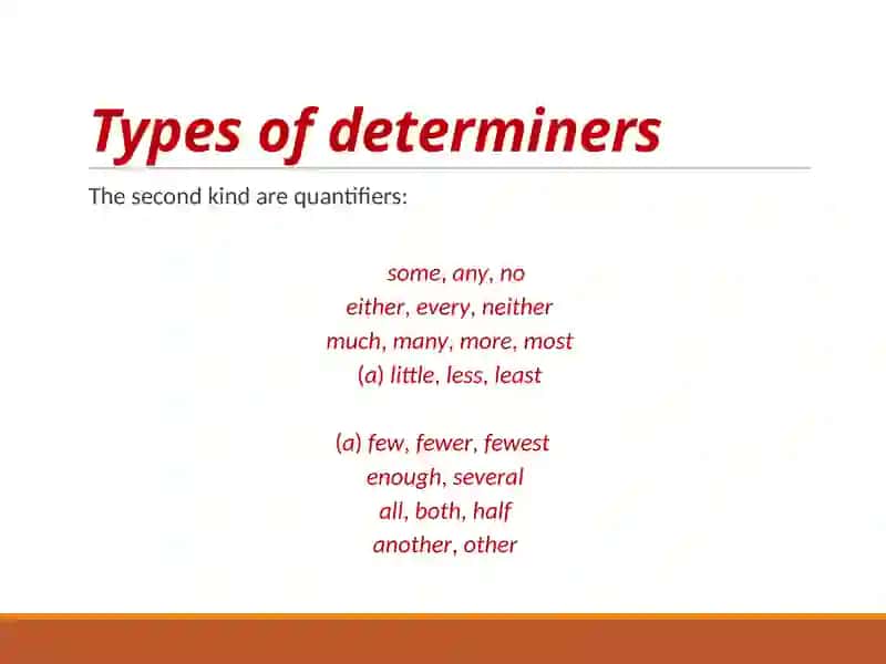 Determiners 4