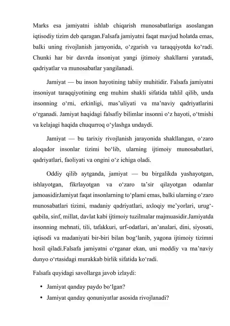 JAMIYAT HAQIDAGI FALSAFIY TA’LIMOTLAR 4