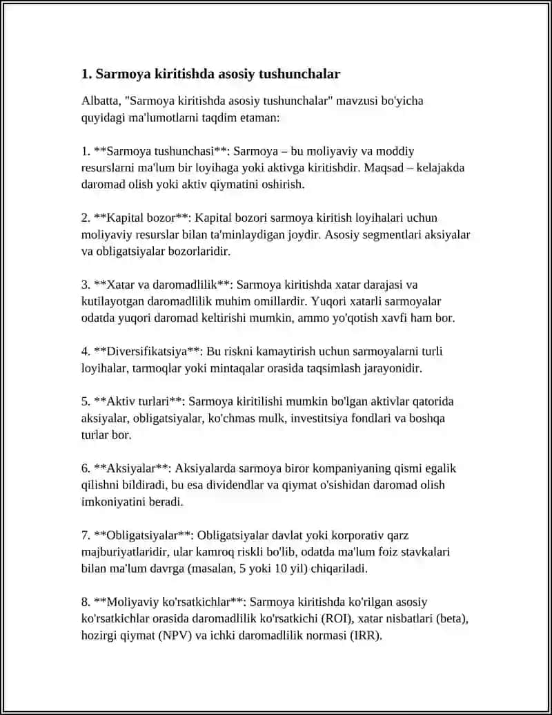 SARMOYA KIRITISHNING "SEHRLI UCHBURCHAGI" 4