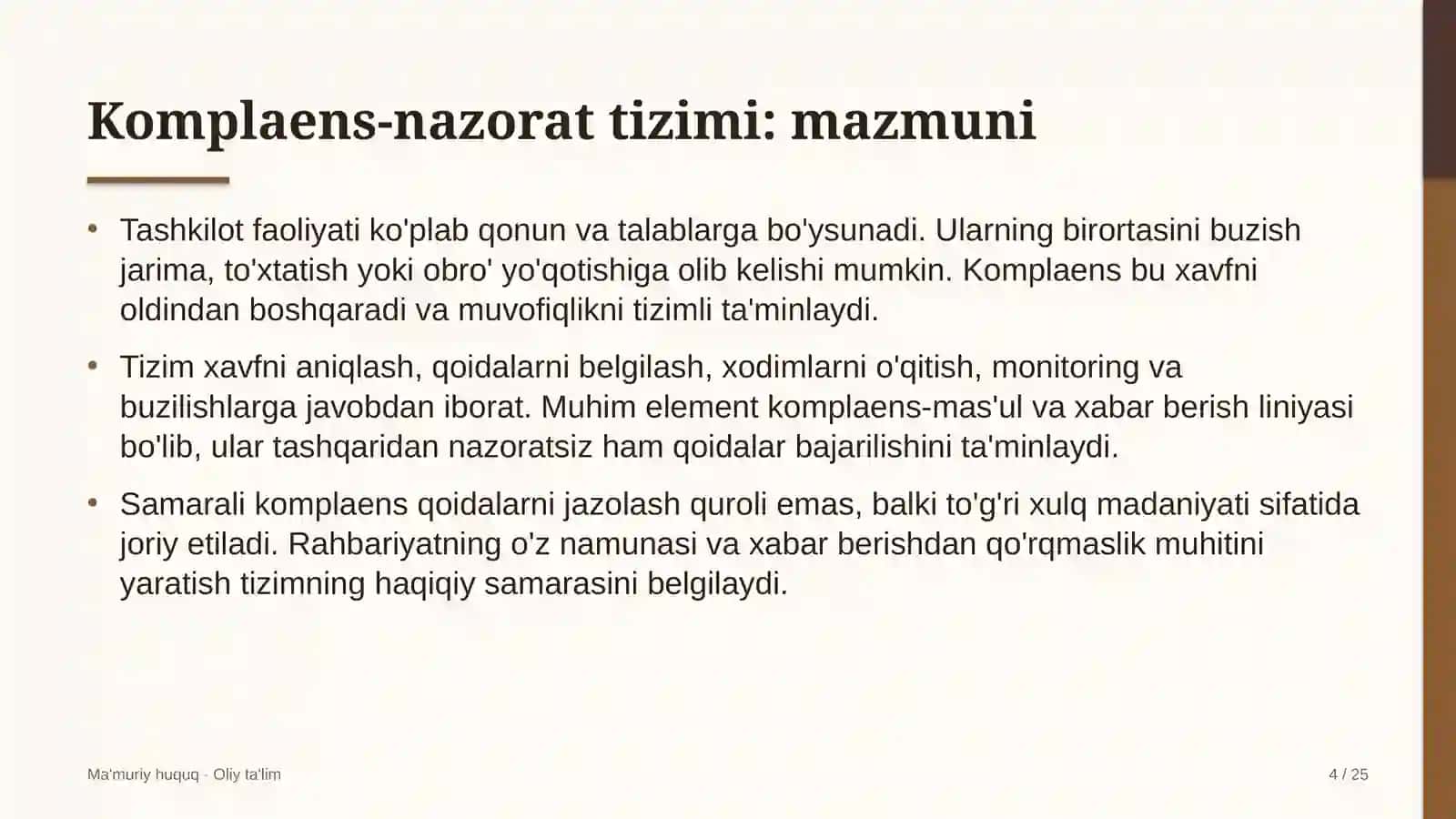 raqamli iqtisodiyotda komplaens nazorat tizimi 7545 4