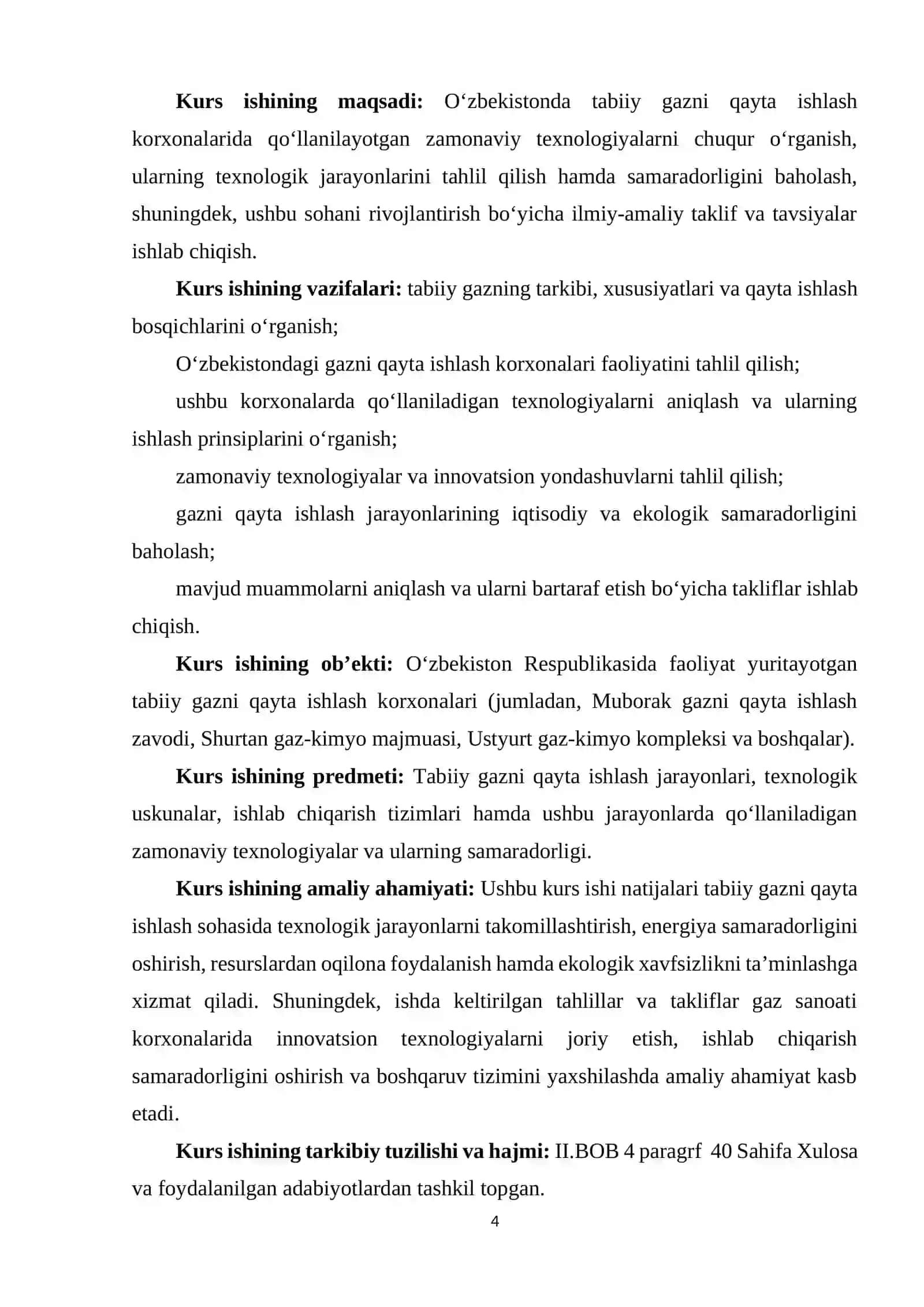 O'ZBEKISTONDA TABIIY GAZNI QAYTA ISHLASH KORXONLARIDA QO‘LLANILADIGAN TEXNOLOGIYALAR 4