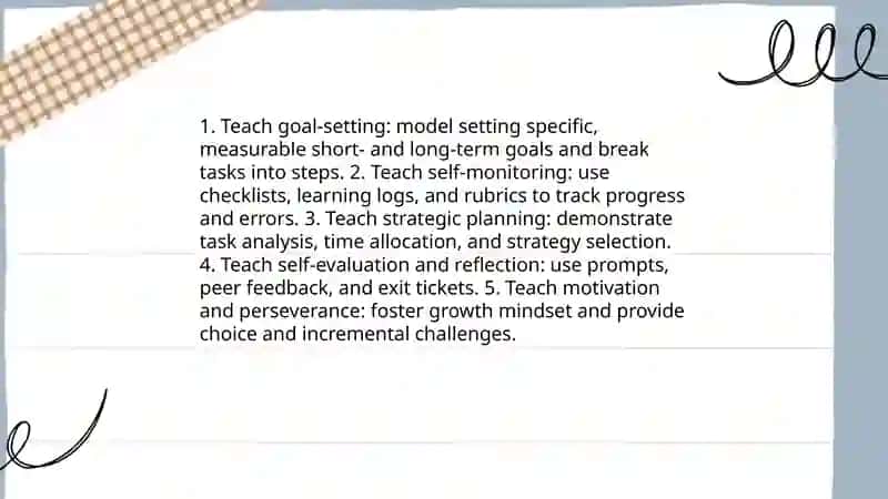 Teaching pupils learning strategies 4