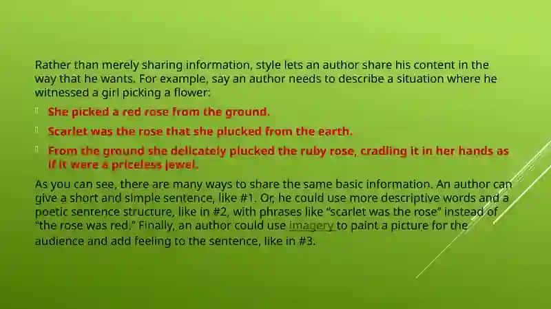 Style & Genre of the Text 4