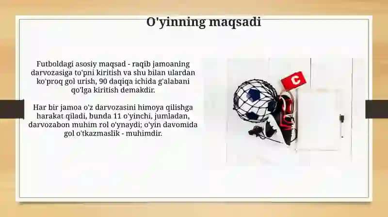 Futbol sport turi haqida 4