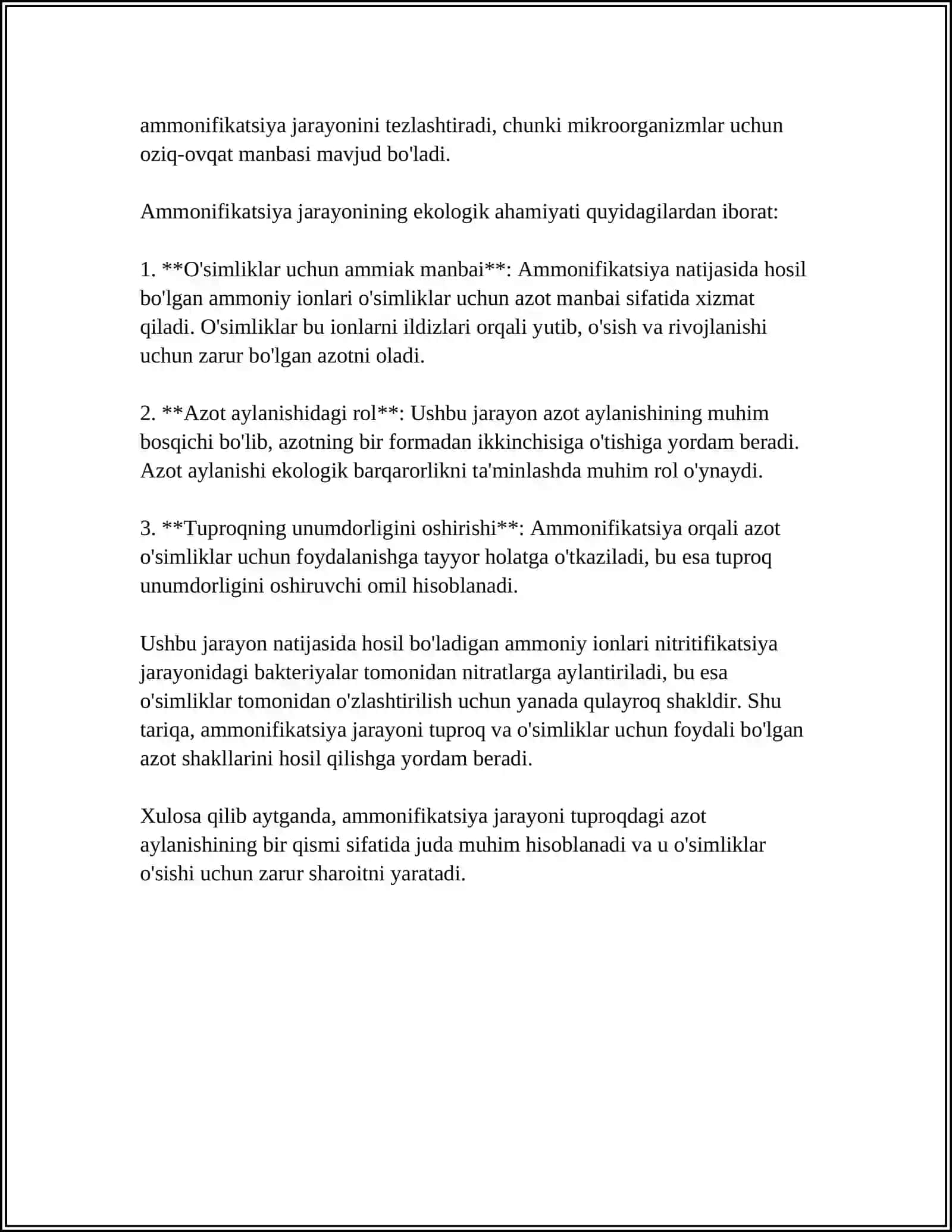 AMMONIFIKATSIYA JAROYONI 4