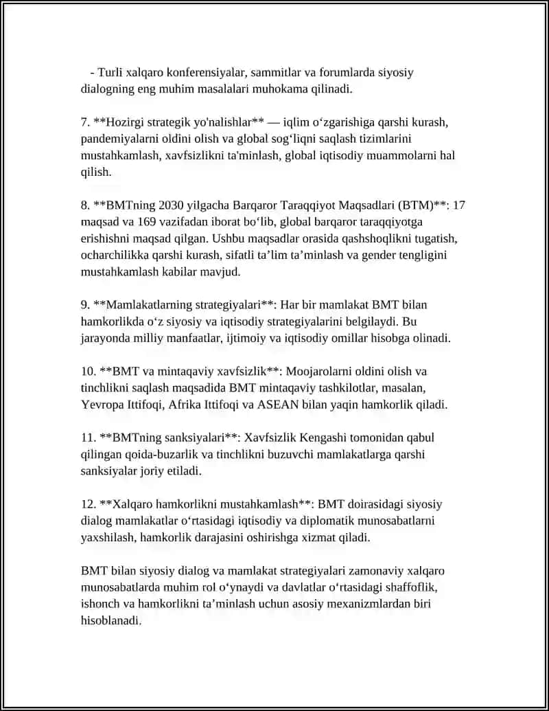 BMT VA XALQARO TASHKILOTLAR BILAN HAMKORLIK 4