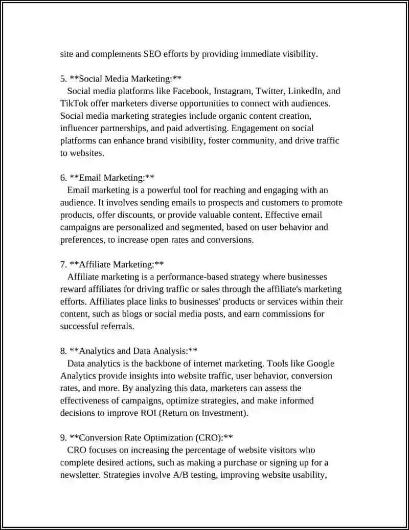 PRINCIPLES OF INTERNET MARKETING 4