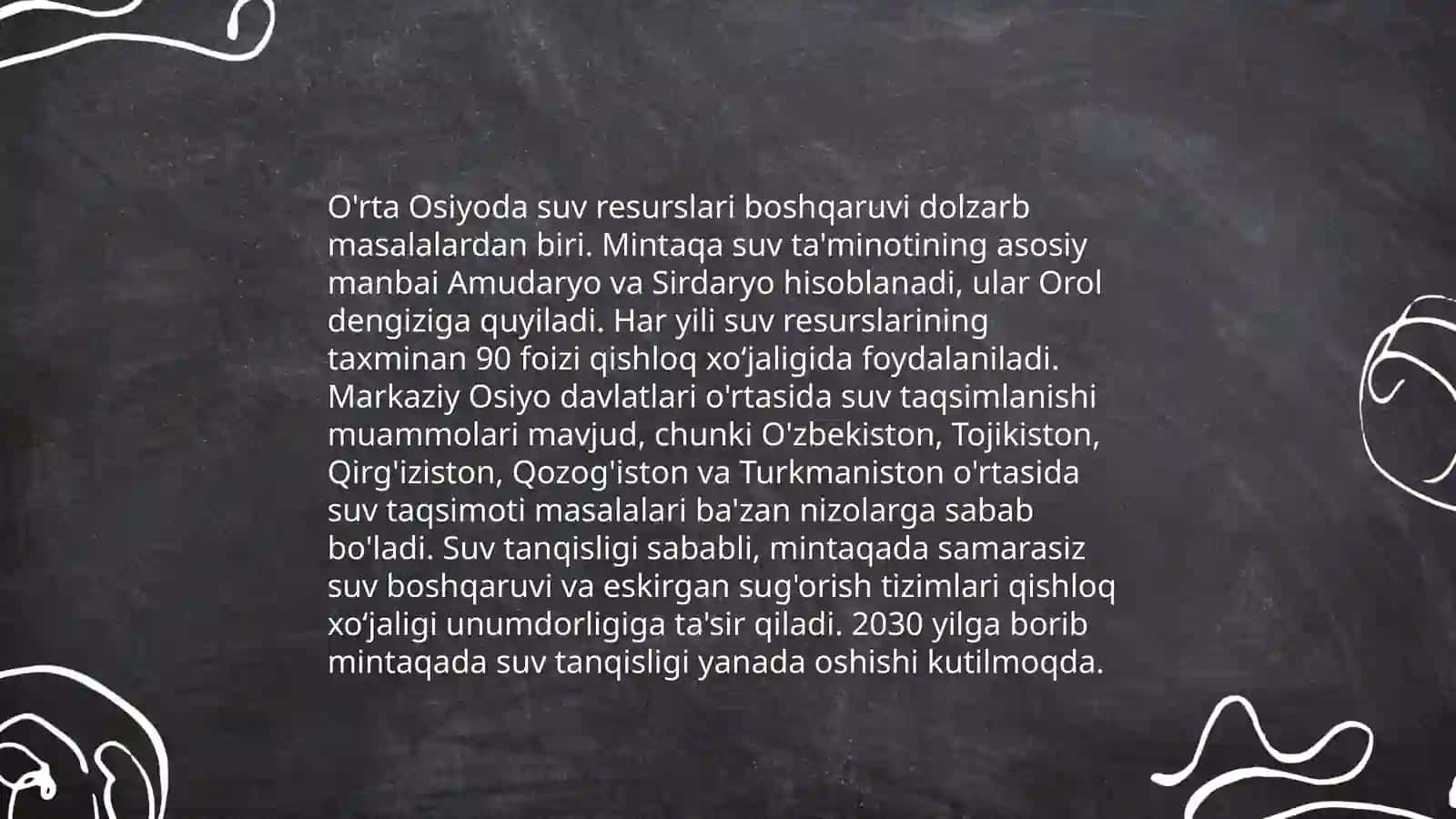 O'rta Osiyoning sanoati va qishloq xo'jaligi 4