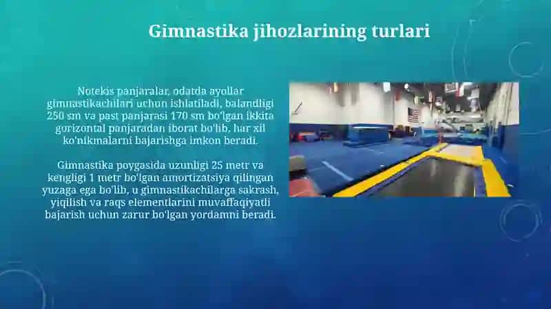 Gimnastika spart turlar jihozlar hamda buyumlari 4