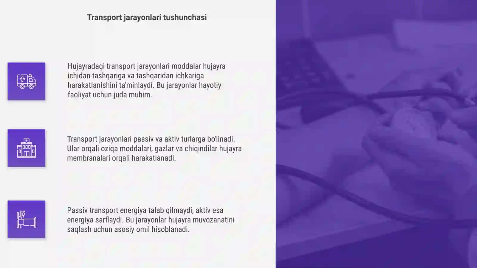 Hujayradagi transport jarayonlar 4