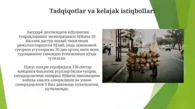 Qoraqalpogʻiston Respublikasi tuproqlari 4