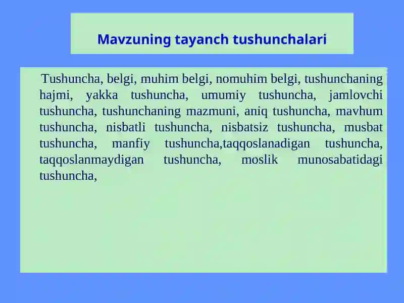 TUSHUNCHA HOSIL QILISHNING MANTIQIY USULLARI 4
