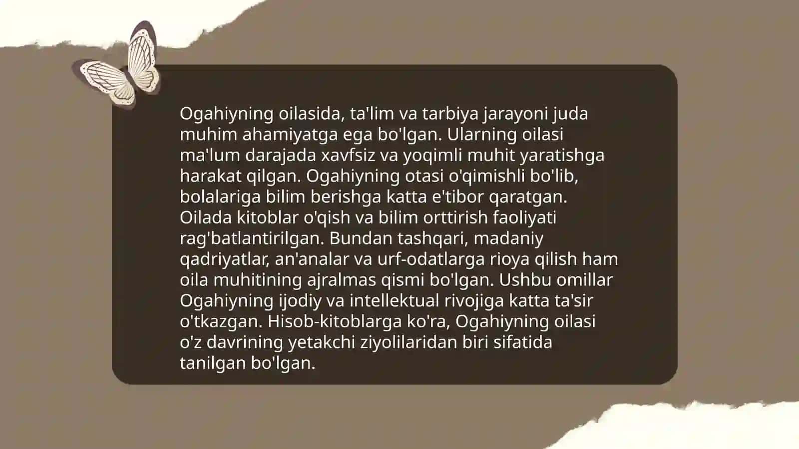 Ogahiy hayoti va ijodi 4