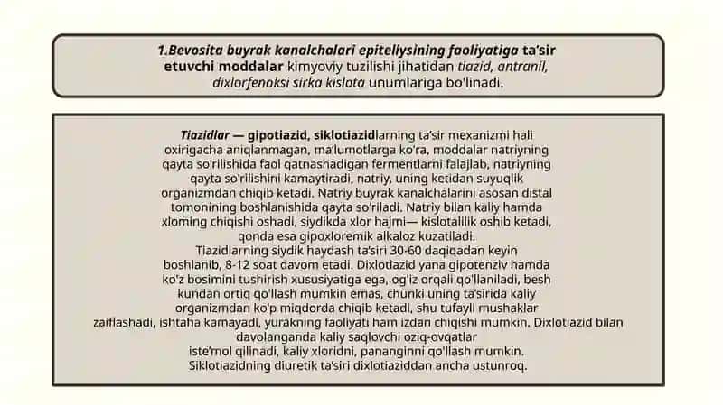 Diuretik vositalar 4