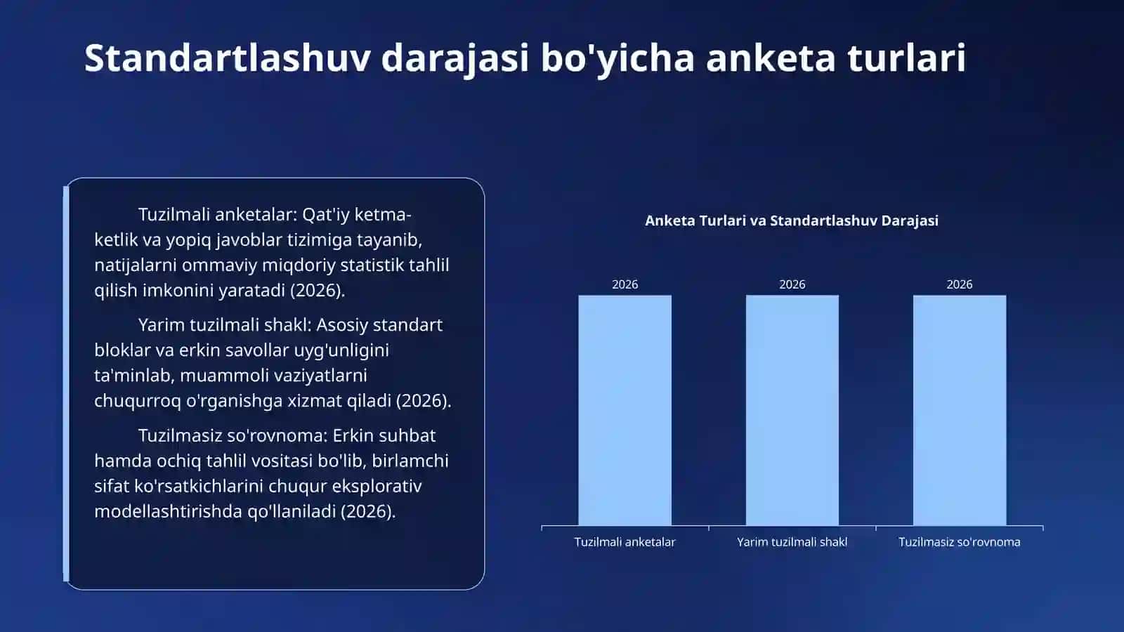 Anketalashtirish: turlari metodi va unga qoʻyiladigan asosiy talablar 4