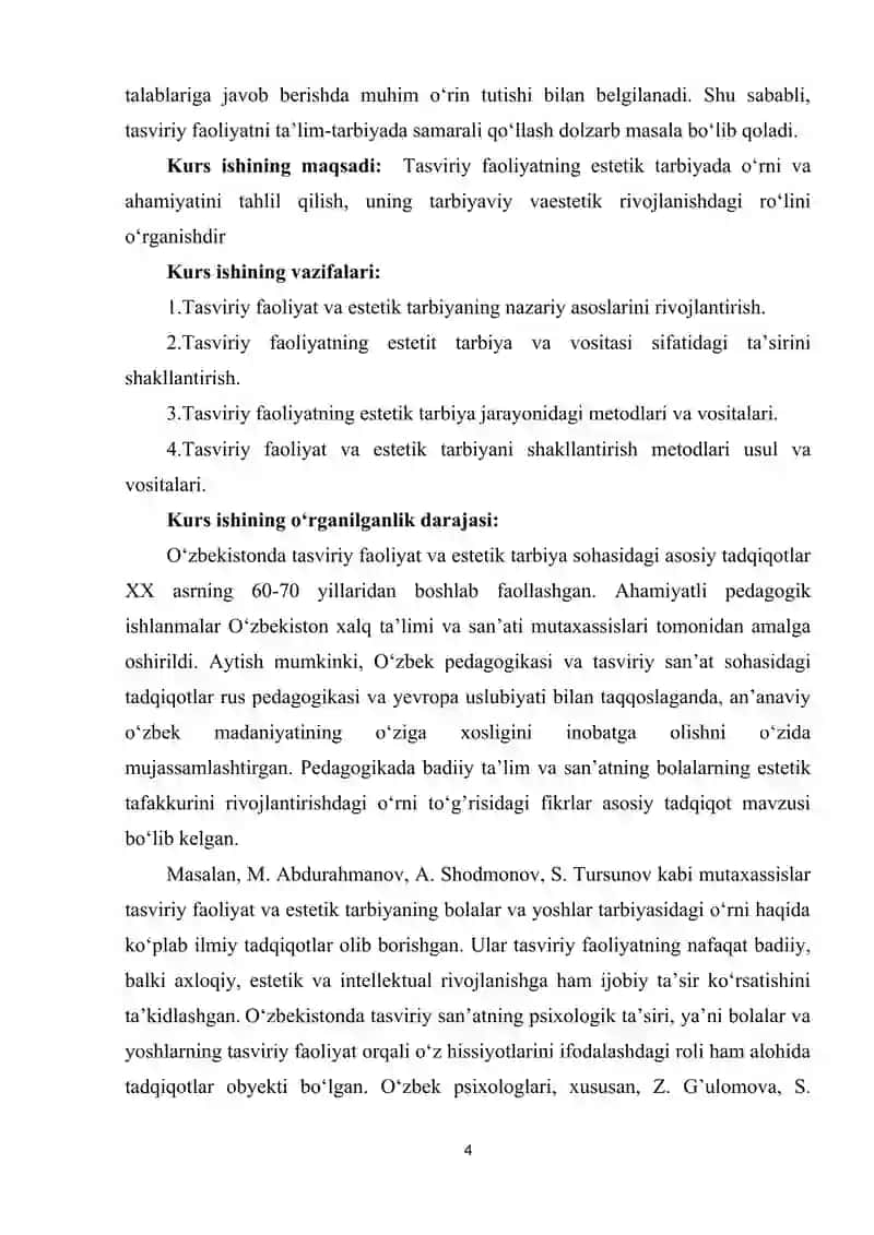 TASVIRIY FAOLIYAT-ESTETIK TARBIYANING ZARURIY VOSITASI SIFATIDA 4