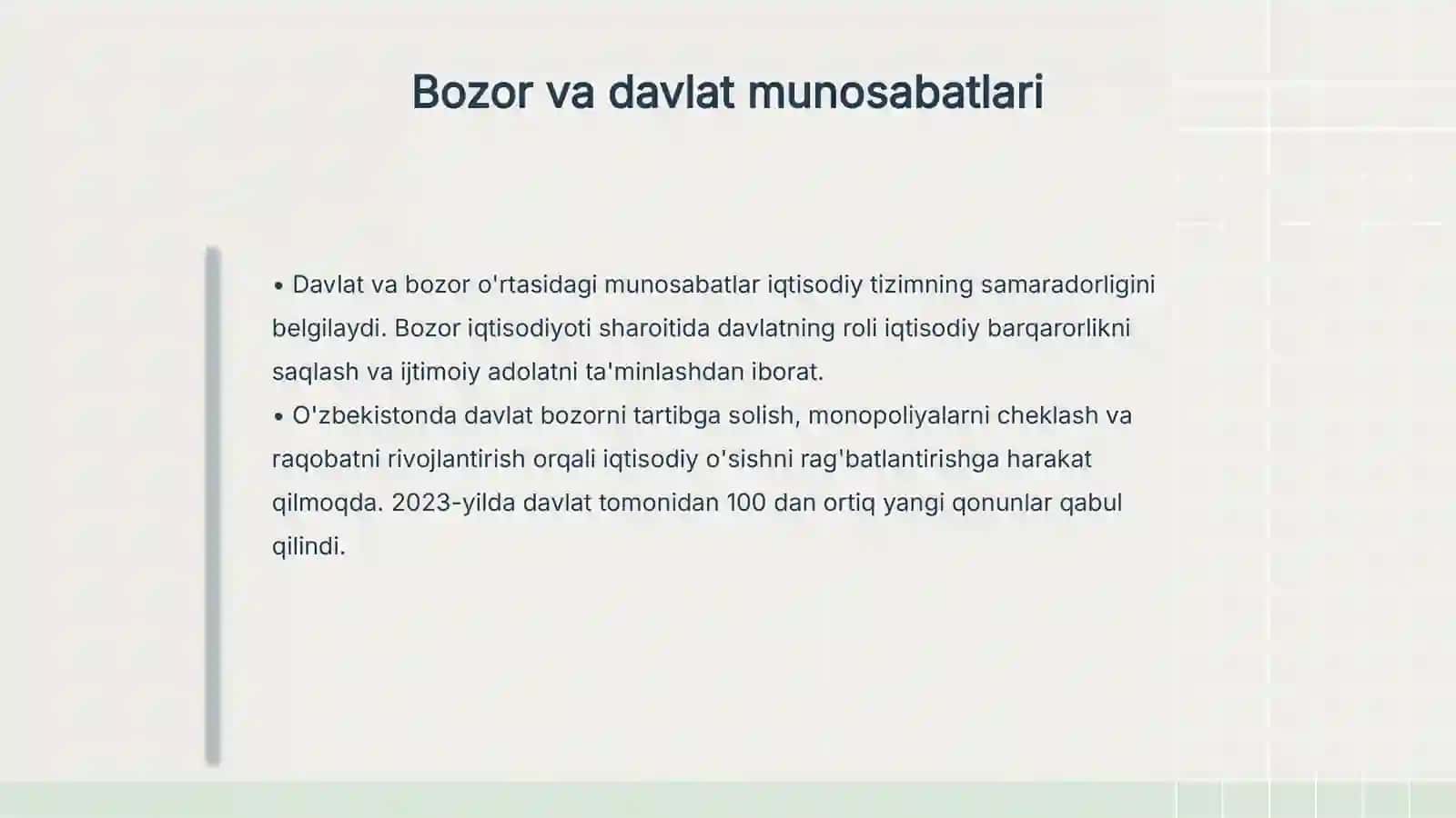 Davlatning iqtisodiyotdagi ro'li 4