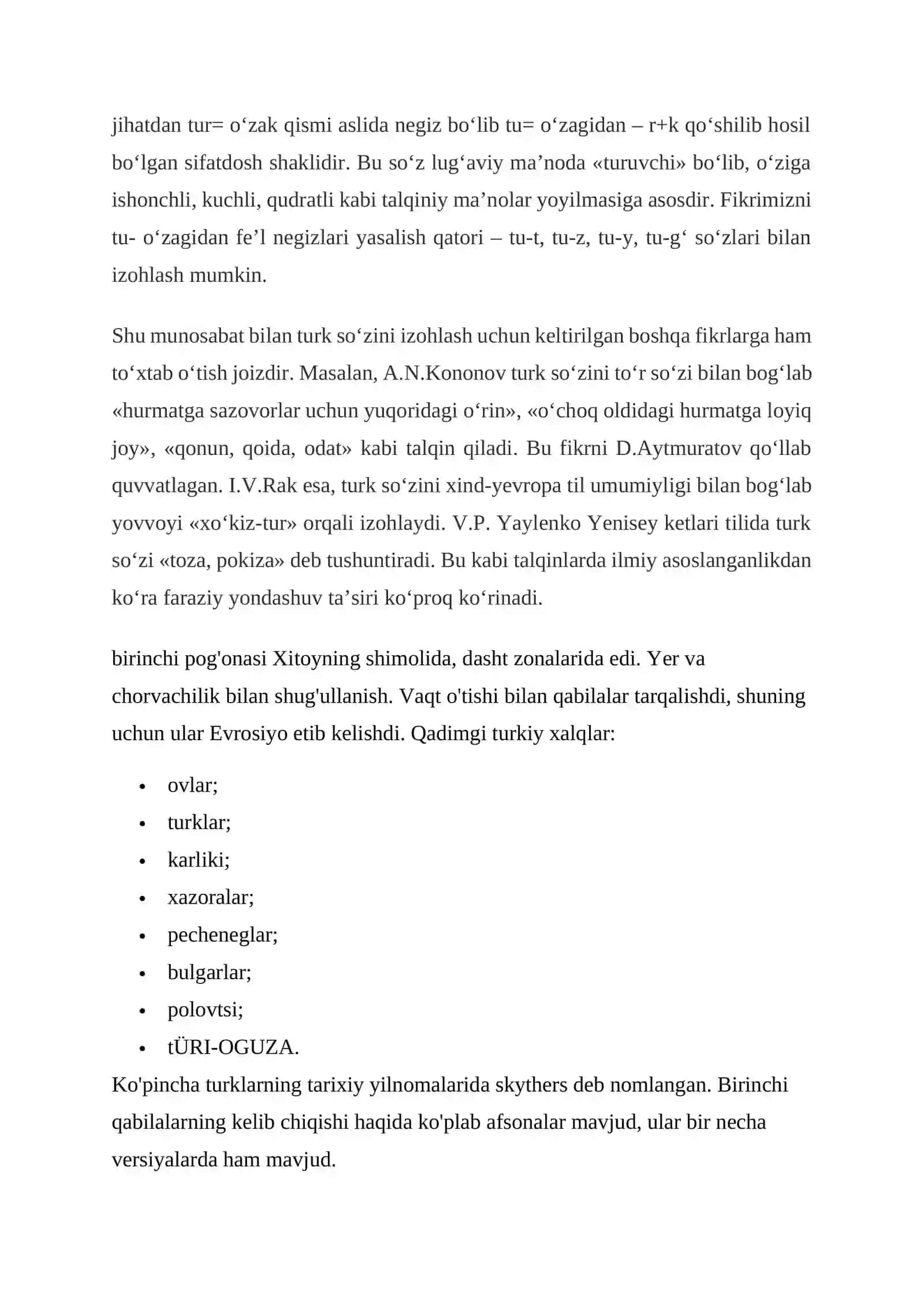 TURKIY XALQLARNING ILK VATANI 4