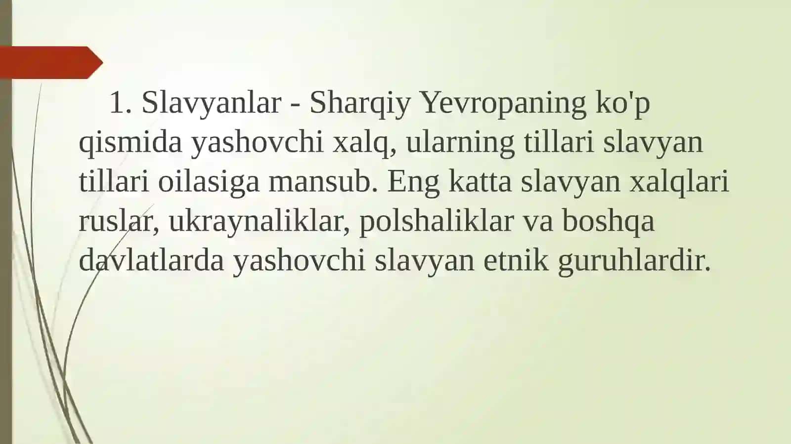 YEVROPA XALQLARI ETNALOGIYASI 4