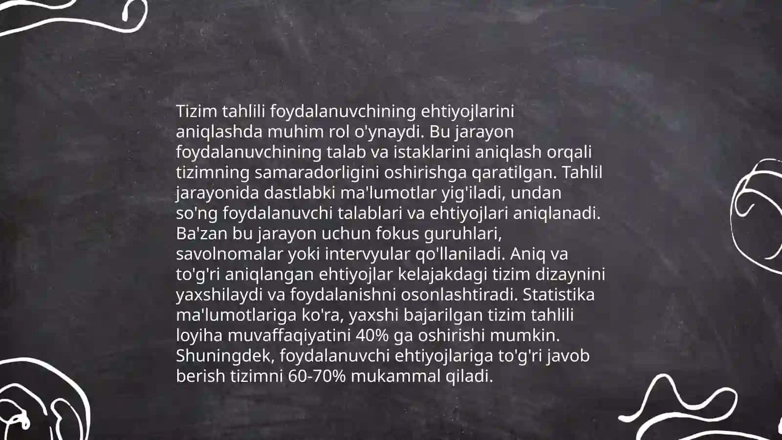 Axborot tizimlarini loyihalash metodologiyalari 4