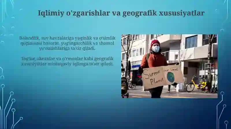Geografik omillarning iqlimga ta'siri 4